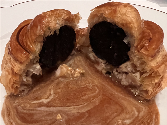 baked truffle in pastry